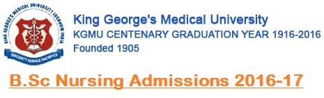 KGMU-BSC-Nursing-Admissions-2016