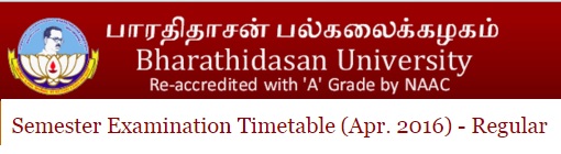 Bharathidasan-University-April-Exams