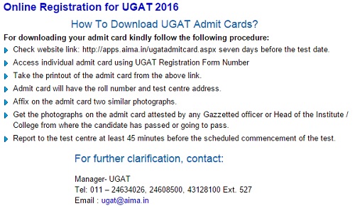 AIMA-UGAT-2016-Admit-Card