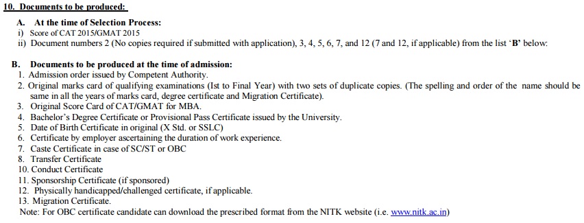 NITK-Surathkal-MBA-Admissions-2016-Notice