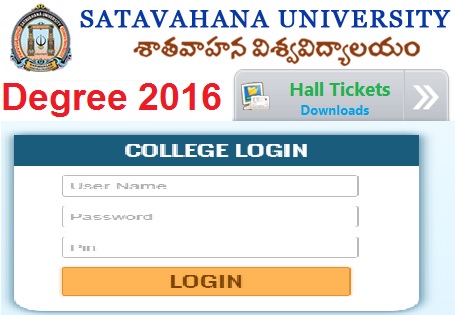 Satavahana-University-Degree-Hall-Tickets-2016