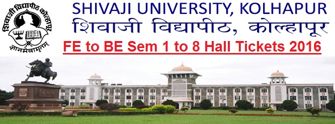 Shivaji-University-FE-BE-Hall-Ticket-2016