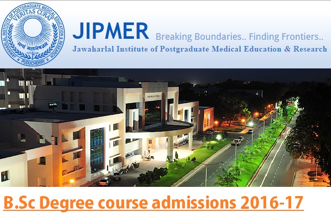 JIPMER-BSC-Admissions-2016