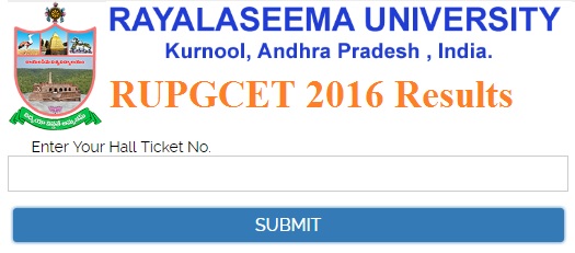 RUPGCET-2016-Results