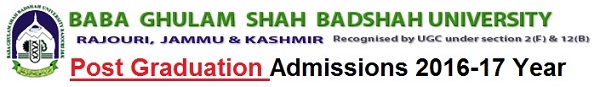 bgsb-university-pg-admissions-2016