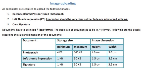 NATA-Online Application Image Uploading Instructions & Image Size Factors