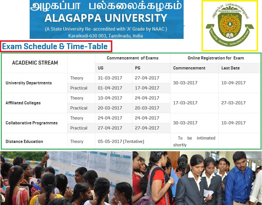 Alagappa-University-UG-PG-Exam-Schedule