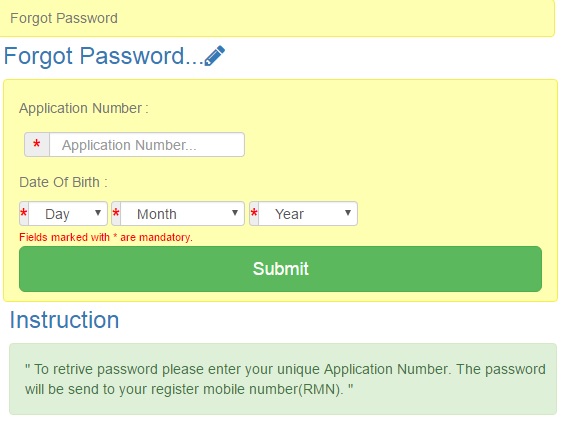 PUMDET-Online-Registration-Forgot-Password