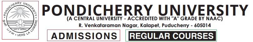 Pondicherry-University-PG-Entrance-Test