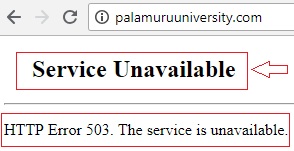 palamuru-university-website-service-unavailable