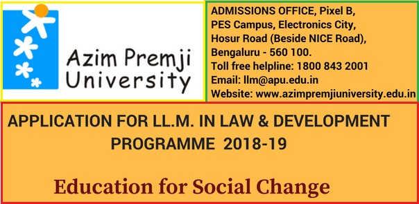 Azim-Premji-University-LLM-Admissions-2018-19