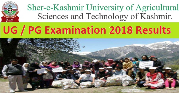 SKUAST-Kashmir-University-UG-PG-Results-2018