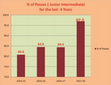%-of-Passes-(Junior-Intermediate)-for-the-last-4-Years