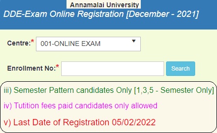 Annamalai-University-DDE-Exam-Online-Registration-December-2021